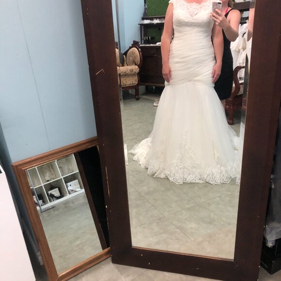 New Sexy BUM Mermaid Mori Lee Wedding Dress, Size 12, Mermaid Fit and Flare - Picture 13 of 14